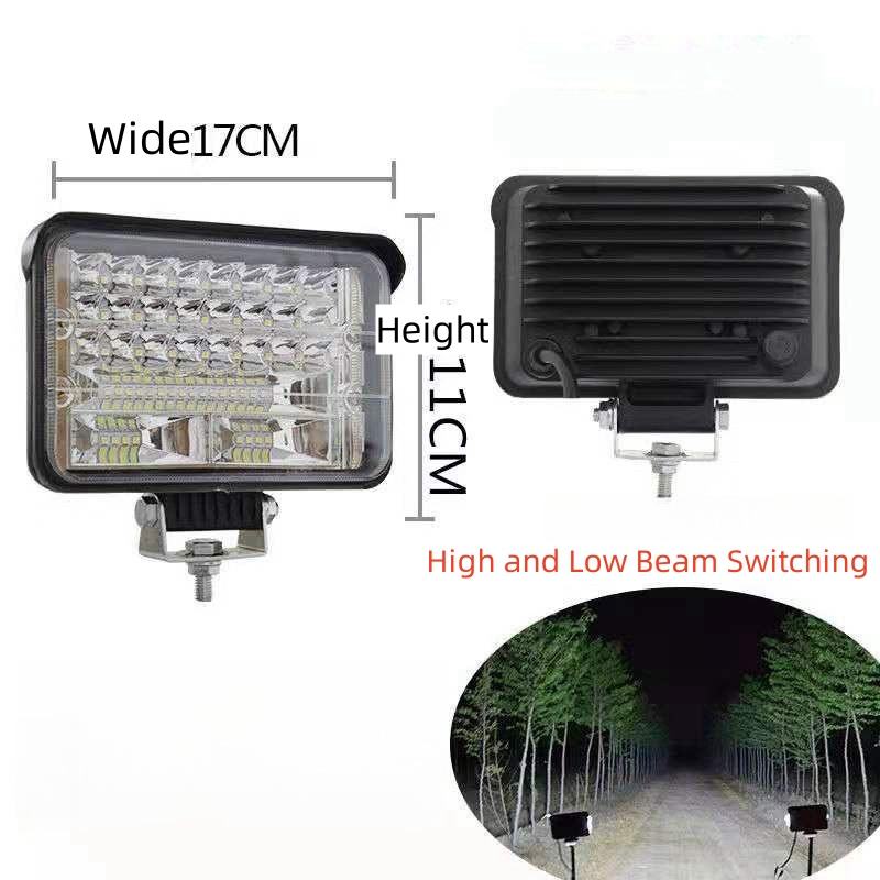 มุมมองกว้าง 5 นิ้ว ไฟ LED สีขาวระยะไกล 48 ดวง