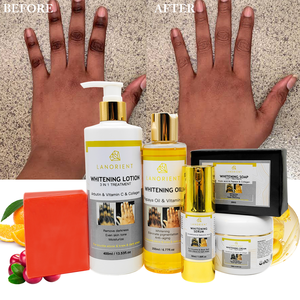 Fabricantes al por mayor Vitamina C Blanqueamiento de manos Kit DE CUIDADO DE LA PIEL Glutatión Nudillo Blanqueamiento rápido Juego de cuidado de la piel para piel oscura - Product Image 1