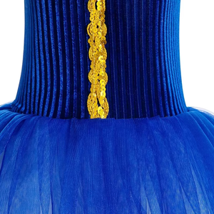 Vestido de Ballet <span class=keywords><strong>Blanco</strong></span>, Traje de Ballet Romántico Largo, Tutú para Ballet El Lago de los Cisnes, Disfraz de Bailarina para Niñas y Mujeres - Product Image 5