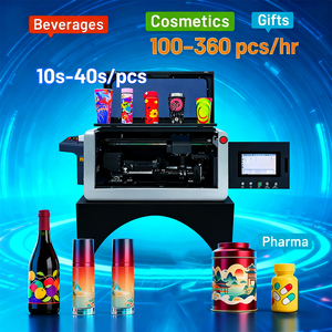 Industriel 360 °   Imprimante rotative UV pour flacons cosmétiques, tasses et canettes |   Machine d'impression jet d'encre numérique à enveloppement complet - Product Image 2