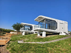 2026 Nuevo Contenedor Móvil Conectado a Internet Cápsula Espacial Casas de Acero Apple Villa para Uso en Resort Escénico al Aire Libre, Hotel de Ocio y Tienda - Product Image 6