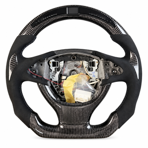 Volant sport 3 branches en fibre de carbone avec éclairage LED pour BMW Série 3 (F30/F20/F21/F22) et Série X (sans airbag) - Product Image 4