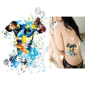 Personalizada jirafa de tatuaje temporal medio brazo Extra hombres de manga de hombro <span class=keywords><strong>pierna</strong></span> medio brazo etiqueta - Product Image 2