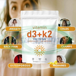 VitaSpring 2 in 1 <span class=keywords><strong>Vitamin</strong></span> <span class=keywords><strong>D3</strong></span> dan K2 <span class=keywords><strong>softgel</strong></span> cair kalsium suplemen Halal 10000 IU <span class=keywords><strong>Vitamin</strong></span> <span class=keywords><strong>D3</strong></span> K2 kapsul <span class=keywords><strong>softgel</strong></span> - Product Image 2