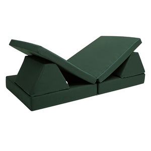 Canapé combiné pour enfants en tissu, mousse haute élasticité, 2 places, à partir de 3 ans, ensemble de jeu de construction - Product Image 4