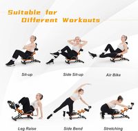 Appareil d'entraînement abdominal Besster Core Ab Trainers Twister, machine d'exercice abdominale réglable en hauteur, équipement d'entraînement inclinable, Ab Rocket Exerciser