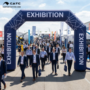 <span class=keywords><strong>Arche</strong></span> gonflable personnalisée CATC avec logo pour exposition, publicité extérieure, entrée <span class=keywords><strong>de</strong></span> stand, promotion <span class=keywords><strong>de</strong></span> salons professionnels et <span class=keywords><strong>de</strong></span> marathons - Product Image 1