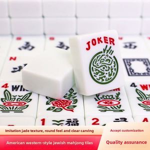 American Mahjong Set 166pcs 30MM <b>Tiles</b> Jewish Western Mah Jongg Complete Game <b>Kit</b> Premium Gift Style for International Players - Product Image 2