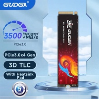 قرص صلب داخلي M.2 NVMe SSD 2280 بسعات 256 جيجابايت و512 جيجابايت و1 تيرابايت و2 تيرابايت، هيكل بلاستيكي، سرعة قراءة تصل إلى 3500 ميجابايت/ثانية وسرعة كتابة تصل إلى 3200 ميجابايت/ثانية، ماركة GUDGA مع ضمان لمدة 3 سنوات