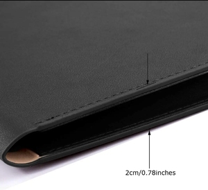 Portadocumentos de PVC A4 de <span class=keywords><strong>tapa</strong></span> <span class=keywords><strong>dura</strong></span>, portafolio impermeable, estuche para sobres, cierre magnético <span class=keywords><strong>Invisible</strong></span>, 60 hojas, negro - Product Image 6