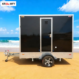2026 Steel Mobile <b>Shower</b> Toilets Luxury <b>Portable</b> Bathroom Restroom Trailer for Park Use - Product Image 5