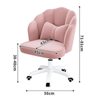 Kursi Putar Grosir untuk Kantor, Furnitur Kantor, Kursi Rias dengan Bantal, Bangku untuk Meja Rias Kamar Tidur, Kursi Salon dengan Putaran
