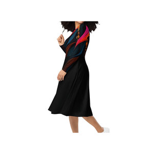 ชุดเดรสมิดิแขนยาวดีไซเนอร์ BE Ike-conic - Product Image 2
