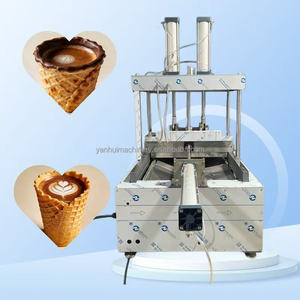 Machine à gaufrettes comestibles italiennes pour cornets de gaufres et tasses à café – <span class=keywords><strong>Prix</strong></span> compétitif - Product Image 1
