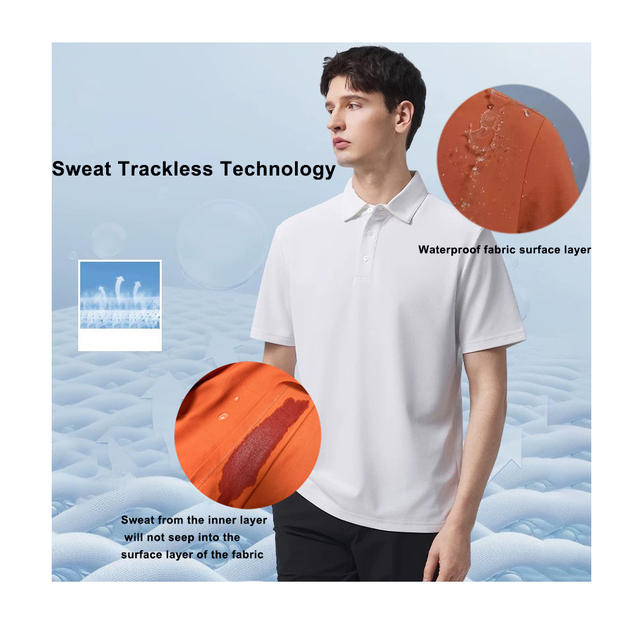 Men Cool Feeling Outdoor Summer Quick Dry Fabrics Oversized One-Way Wicking DryTech Unidirectional Moisture Wicking T Shirts