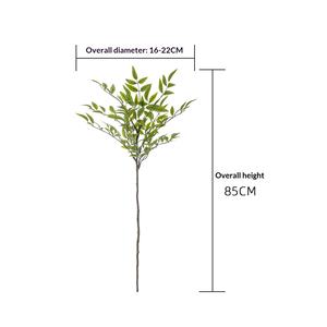 Flores Artificiales Green-Trace de Ramas Cortas de <span class=keywords><strong>Nandina</strong></span> para Decoración del Hogar, Ramos de Boda, Rosas y Flores de Pared - Venta Transfronteriza - Product Image 4