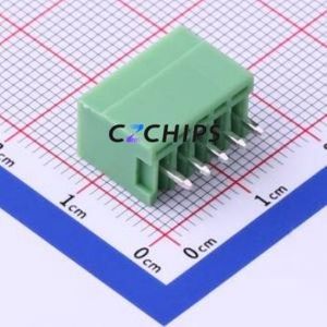 KF2EDGV-2.54-5P Plug-in Terminal Block Through hole,P=2.54mm Connector Board-to-Board / Socket - Closed 1x5P 2.54mm Green - Product Image 2