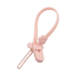 New Baby Geschenk Beißring Seil riemen BPA Free Silikon Baby Schnuller Clip Tragbare Nippel halter Beißring Spielzeug Baby zubehör - Product Image 5