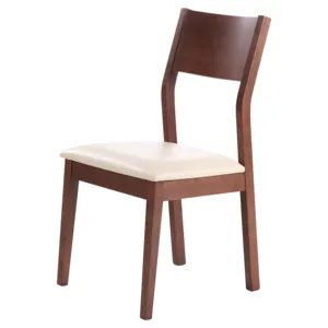 Design moderno mobili per la casa sala da pranzo uso generale impilabile in legno massello sedia da pranzo