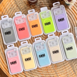 Coque de téléphone magnétique antichoc en silicone liquide mat chaud pour iPhone 17 11 12 13 Pro Max 14 15 16 Plus avec bouton tactile pour appareil photo - Product Image 2