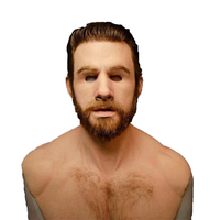 Masque Intégral Réaliste en Latex pour Halloween, Vieux Homme Horrifique Humain Drôle Épouvantable ou Jeune Homme Beau pour Femme