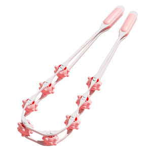 Masseur dorsal portable à rouleaux avec boule de pétrissage pour le cou, les épaules, le yoga, la remise en forme et le massage corporel - Product Image 5