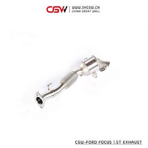 Cano de escape valvetronic para ford focus 1.5t, mais recente produto em aço inoxidável - Product Image 2