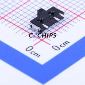 SSSS811101 Slide Switch SMD Switch Single Pole Double Throw Rectangle Pin Header SMD Tab 4.1mm - Product Image 2