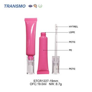 Envase para Brillo Labial Líquido, Tubo Vacío de 10 ml para Brillo Labial con Aplicador de Pincel Transparente, Tubos Exprimibles de 19 ml para Brillo Labial - Product Image 3