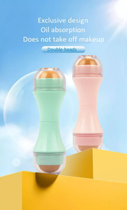 Rodillo de piedra que absorbe el aceite facial, <span class=keywords><strong>lava</strong></span> volcánica de doble punta de plástico - Product Image 2