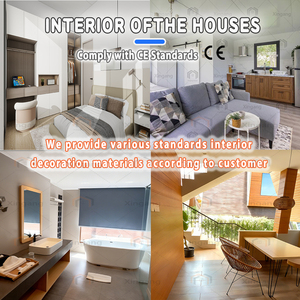 บ้านสำเร็จรูปสมัยใหม่ โครงสร้างเหล็กเบา หรูหรา อาคารสำนักงาน 2 ชั้น บ้านสำเร็จรูป 50 ตร.ม. อลูมิเนียมอัลลอยด์ทรงสามเหลี่ยม - Product Image 2