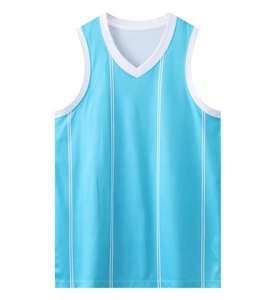 Chalecos y Camisetas de Baloncesto para Hombre, Diseño Personalizado al por Mayor, 100% Poliéster Transpirable, Logotipo Serigrafiado, Diseño Liso - Product Image 5