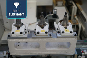 Fully Automatic 6-Side CNC Wood Drilling Machine with Engine & Motor High Productivity Air Floating <b>Worktable</b> for Cabinet Making - Product Image 6