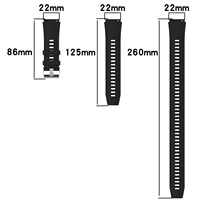 2023 nouveautés 22MM bouton argent bracelets de montre intelligente ultime 10 couleurs bracelet en Silicone Correas pour montres intelligentes