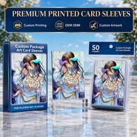 Fundas Protectoras Personalizadas para Cartas de Juego de Mesa TCG, Tamaño Estándar Pequeño