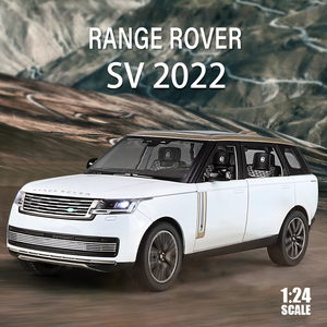 New Diecast 1:24 Land <strong>Range</strong> <strong>Rover</strong> SUV Car Alloy Sport Car Model Sound Light Simulation Pullback Collect Decorative Movable <strong>Toys</strong> - Product Image 6