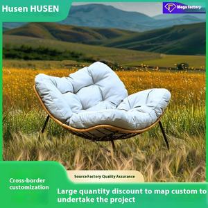 Fabricant américain Vente directe pour <span class=keywords><strong>Amazon</strong></span> Fauteuil <span class=keywords><strong>à</strong></span> <span class=keywords><strong>bascule</strong></span> moderne et décontracté <span class=keywords><strong>Chaise</strong></span> simple en rotin Internet Celebrity Balcon - Product Image 3