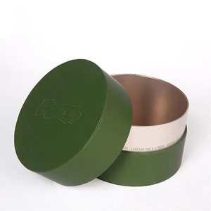UV coated hard cardboard circular ribbon birthday <b>gift</b> <b>box</b>, customizable according to needs - Product Image 3