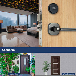 Serrure de porte électronique d'hôtel Orbita à carte magnétique sans clé, type divisé ANSI avec clé mécanique de secours pour hôtels et appartements - Product Image 5
