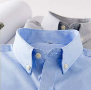 Nuova <span class=keywords><strong>Camicia</strong></span> da Uomo in Cotone Oxford Bianco con Logo Personalizzato, Manica Lunga - Product Image 2