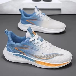 Chaussures de course sportives pour hommes Sketchers, haute performance, couleur dégradée, nouvelle conception athlétique, chaussures de printemps améliorées pour hommes - Product Image 5