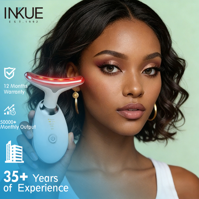 Hot Sale Face Culpting Wand with 7 Color Red-light-therapy-for-face and Neck Tool for Skin Care Facial Massager for Face