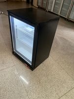 Mini-réfrigérateur à bière compact avec porte vitrée pour bar à domicile et bureau