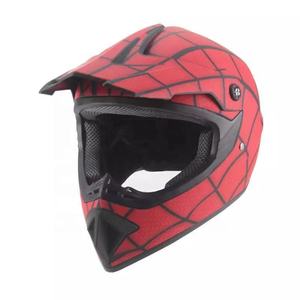 Cool <span class=keywords><strong>Spiderman</strong></span> Style Racing Casque intégral certifié DOT Taille XL pour Dirt Bike & Motocross avec lunettes en matériau ABS - Product Image 3