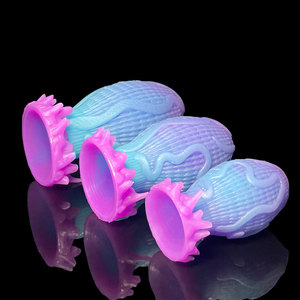 4 ขนาด Buttplug เกย์ผู้ชายต่อมลูกหมากนวดก้น Plug ก้นการฝึกอบรมขยายสวมใส่สบายนุ่ม <span class=keywords><strong>Anal</strong></span> Plugs ซิลิโคนเหลว - Product Image 5