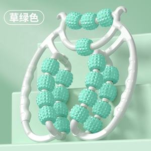 Masajeador de piernas, masajeador de anillo, <span class=keywords><strong>Flexible</strong></span> y ajustable, masaje de relajación muscular multisitio, brazo, cuello, cintura, herramienta multifuncional - Product Image 5