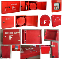 Armoire de lutte contre l'incendie 65mm*65mm*25mm avec enrouleur de tuyau d'incendie 1" * 30m