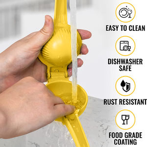 Presse-citron manuel en alliage d'aluminium, presse-agrumes 2 en 1 pour la cuisine, fruits, oranges, citrons verts, usage domestique - Product Image 4