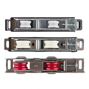 HANZSON Roulettes réglables à double roulement en alliage d'aluminium pour portes et fenêtres, accessoires de quincaillerie durables, épaisseur 2 mm - Product Image 3