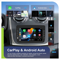 Autoradio Android 7,0 pouces pour Renault Dacia, Carplay sans fil, navigation GPS, lecteur radio, tout en un